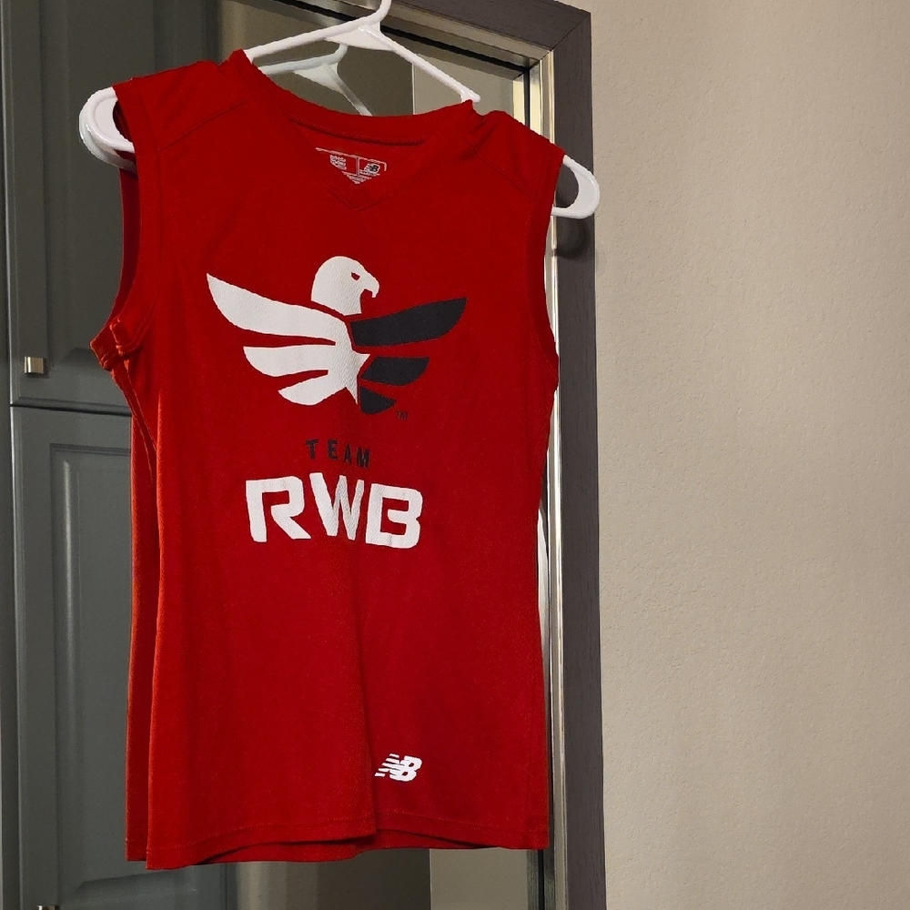 Team RWB Red Sleeveless Athletic Tank - Picture 3 of 9